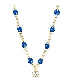 GIGI CLOZEAU Collier 1 Diamant Perles Résine Or Jaune 12 GIGI CLOZEAU Collier 1 Diamant Perles Résine Or Jaune -Shaker Jewels Magasin b1gs001j14