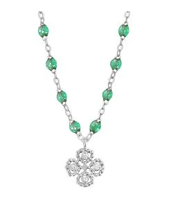 GIGI CLOZEAU Collier Lucky Trèfle Perles Résine Or Diamants 8 GIGI CLOZEAU Collier Lucky Trèfle Perles Résine Or Diamants -Shaker Jewels Magasin b1lk007g60 1