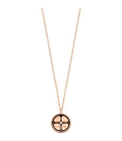 GIGI CLOZEAU Collier Trèfle Or Rose, Exclusivité Lulli
