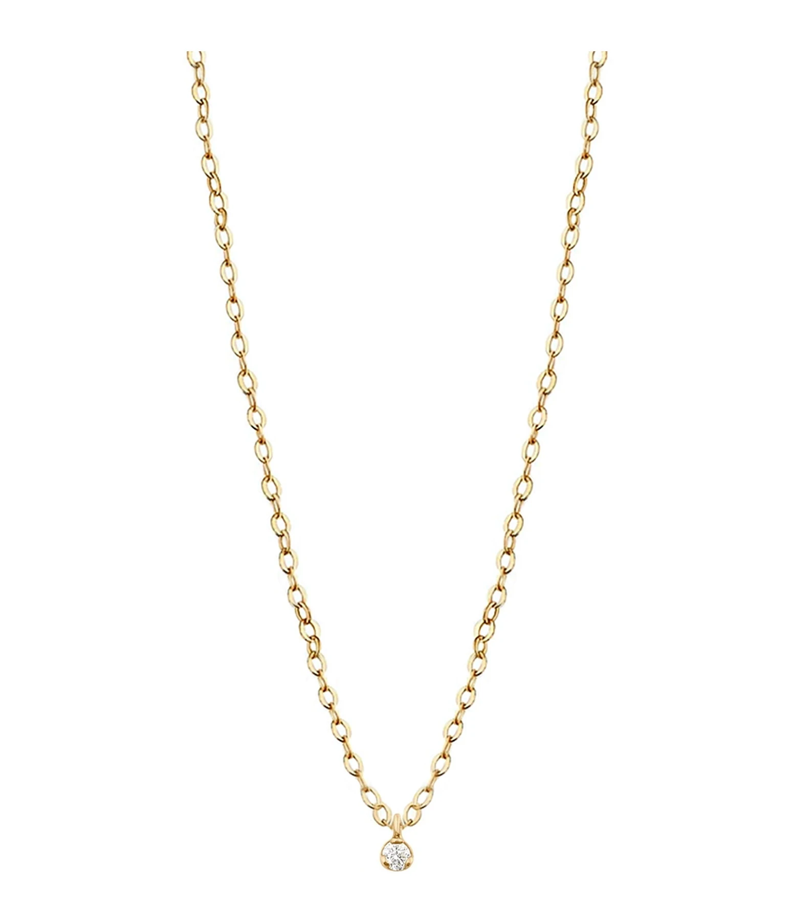 GIGI CLOZEAU Collier 1 Diamant Gigi Or 2 GIGI CLOZEAU Collier 1 Diamant Gigi Or – Image 2