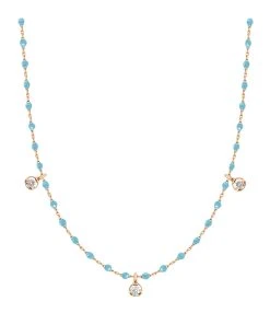GIGI CLOZEAU Collier 3 Diamants Mini Perles Résine Or 12 GIGI CLOZEAU Collier 3 Diamants Mini Perles Résine Or -Shaker Jewels Magasin b1mi003r34 1