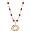 GIGI CLOZEAU Collier Résine L'Œil Du Pirate Diamants Or Rose
