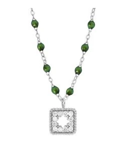 GIGI CLOZEAU Collier Résine Pirate Trésor Diamants Or Blanc 12 GIGI CLOZEAU Collier Résine Pirate Trésor Diamants Or Blanc -Shaker Jewels Magasin b1tr001j56 42 di ob 1
