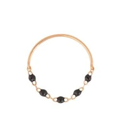GIGI CLOZEAU Bague Perles Résine Or