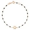 GIGI CLOZEAU Bracelet Étoile De David Perles Résine Or Rose
