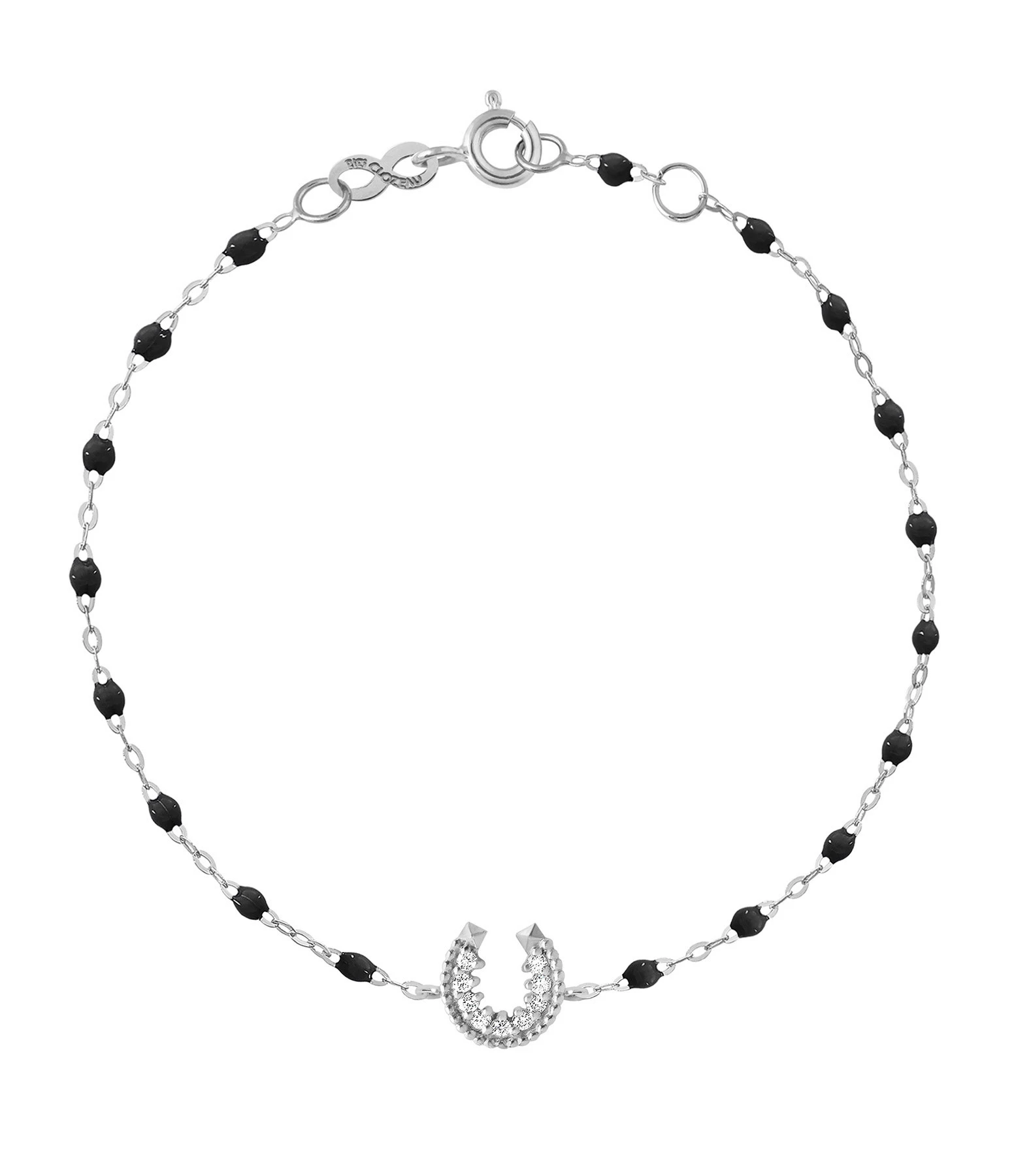 GIGI CLOZEAU Bracelet Fer à Cheval Diamant Or Blanc 2 GIGI CLOZEAU Bracelet Fer à Cheval Diamant Or Blanc – Image 2