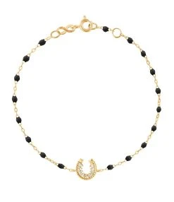 GIGI CLOZEAU Bracelet Fer Ă Cheval Diamant Or Jaune