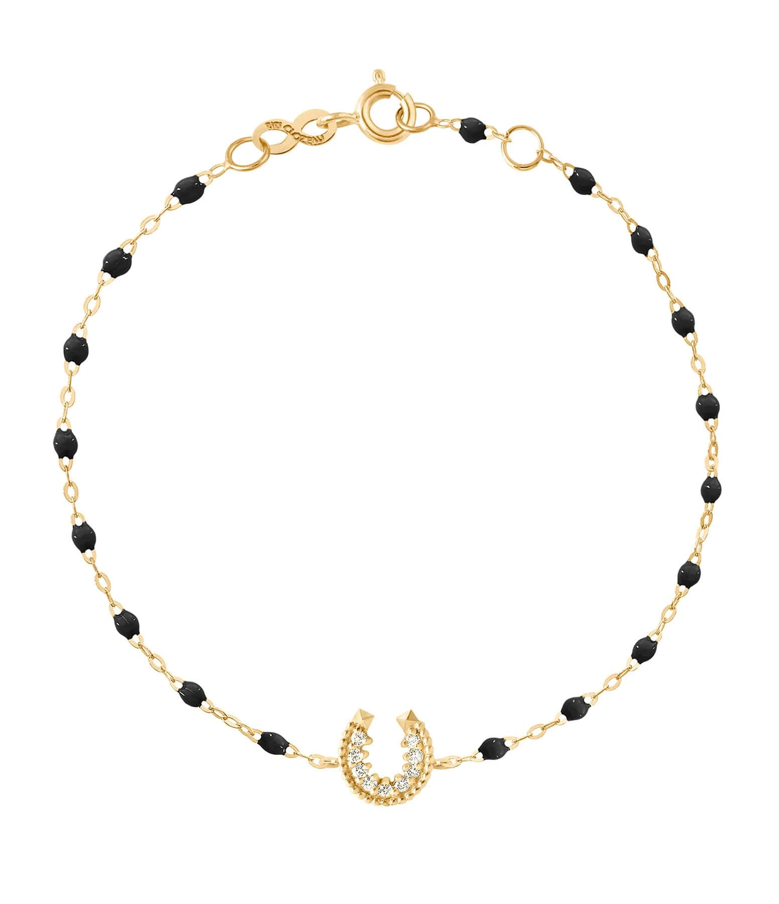 GIGI CLOZEAU Bracelet Fer à Cheval Diamant Or Jaune 1 GIGI CLOZEAU Bracelet Fer à Cheval Diamant Or Jaune