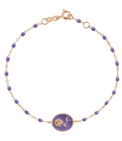 GIGI CLOZEAU Bracelet Rose Voyage Résine Or Rose -Shaker Jewels Magasin b3fl002r43 17 xx