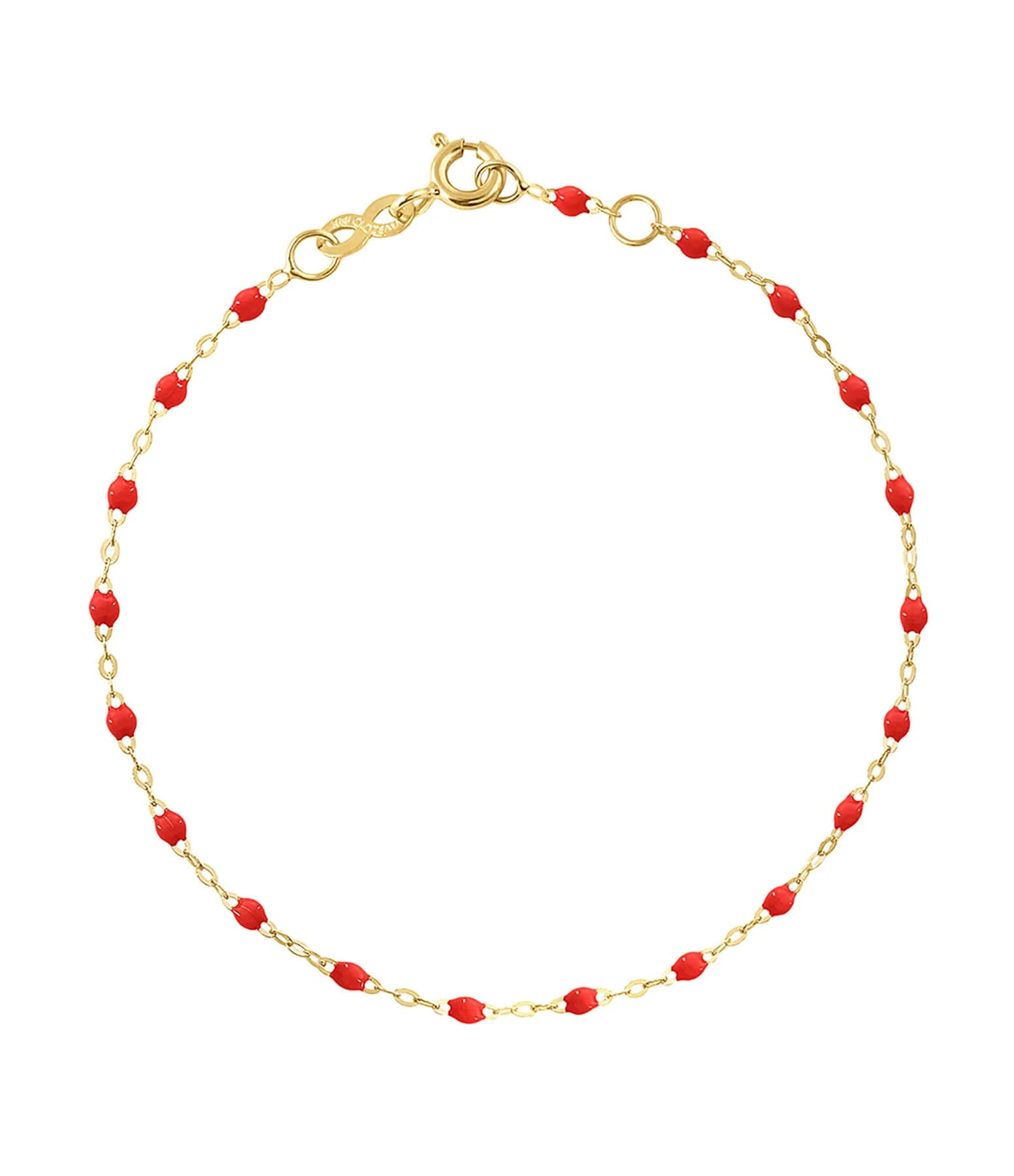 GIGI CLOZEAU Bracelet Perles Résine Or, 19 Cm 2 GIGI CLOZEAU Bracelet Perles Résine Or, 19 Cm – Image 2