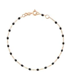 GIGI CLOZEAU Bracelet Perles Résine Or, 17 Cm