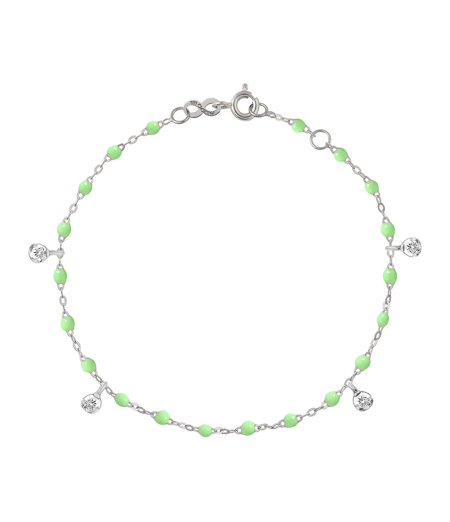 GIGI CLOZEAU Bracelet Gigi Suprême 4 Diamants Or Blanc 2 GIGI CLOZEAU Bracelet Gigi Suprême 4 Diamants Or Blanc – Image 2