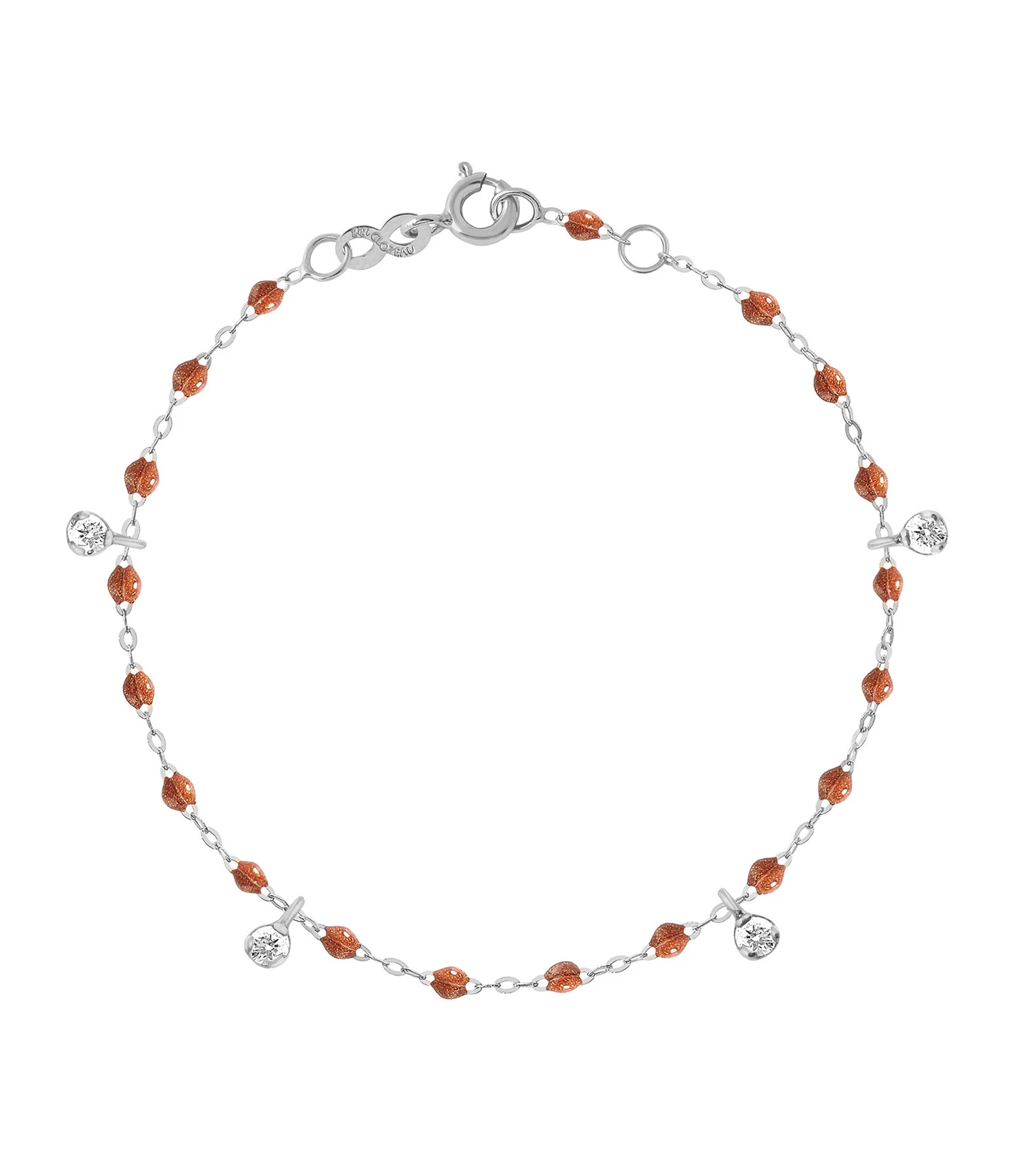 GIGI CLOZEAU Bracelet Gigi Suprême 4 Diamants Or Blanc 3 GIGI CLOZEAU Bracelet Gigi Suprême 4 Diamants Or Blanc – Image 3