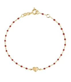 GIGI CLOZEAU Bracelet Mini Perles Résine Lucky Cœur Or Jaune 12 GIGI CLOZEAU Bracelet Mini Perles Résine Lucky Cœur Or Jaune -Shaker Jewels Magasin b3lk004 31 j
