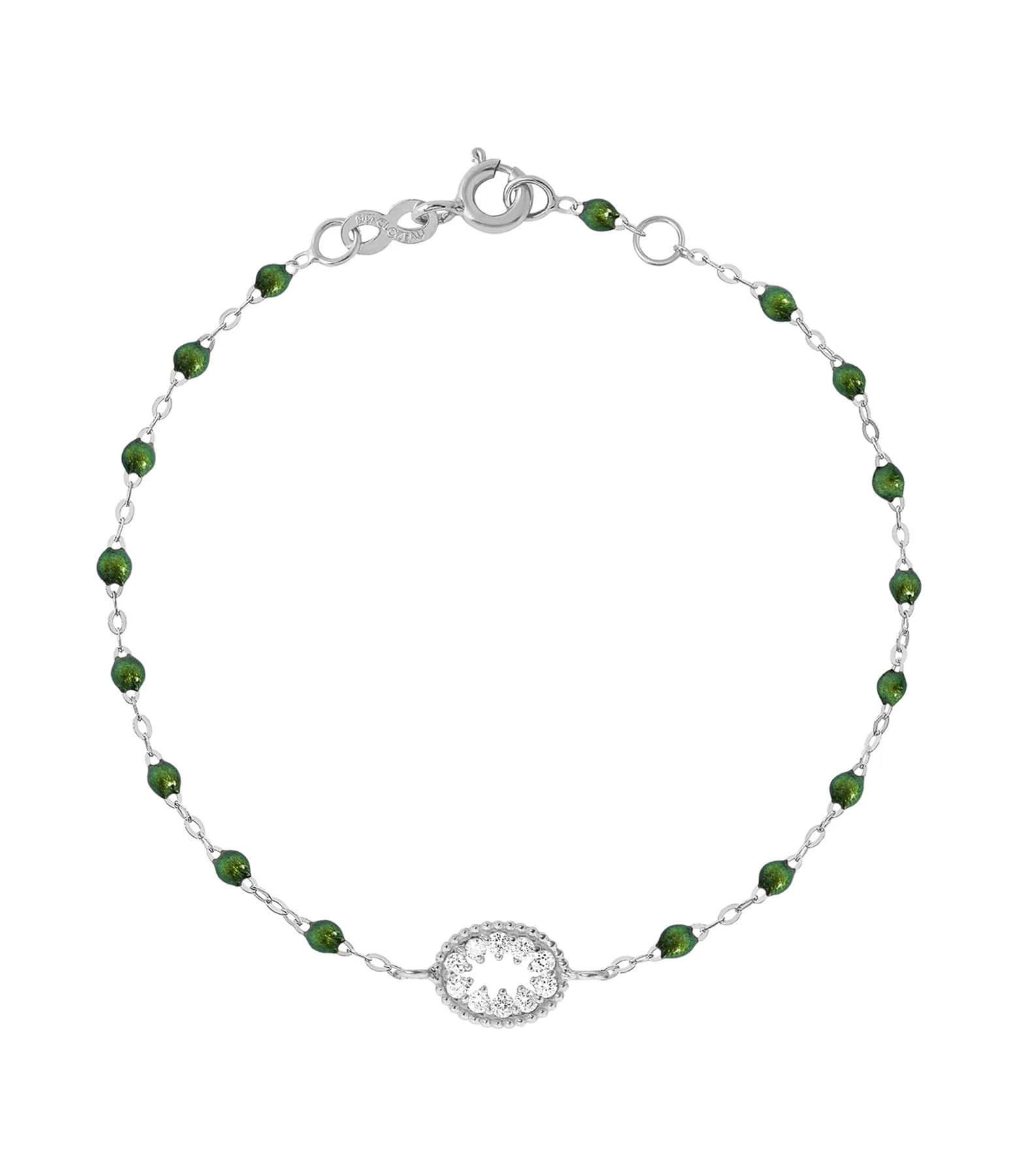 GIGI CLOZEAU Bracelet Résine L'Œil Du Pirate Diamants Or Blanc 1 GIGI CLOZEAU Bracelet Résine L'Œil Du Pirate Diamants Or Blanc