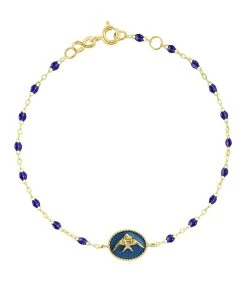 GIGI CLOZEAU Bracelet Poisson Ange Perles Résine Or Jaune 8 GIGI CLOZEAU Bracelet Poisson Ange Perles Résine Or Jaune -Shaker Jewels Magasin b3po002j14 17 xx