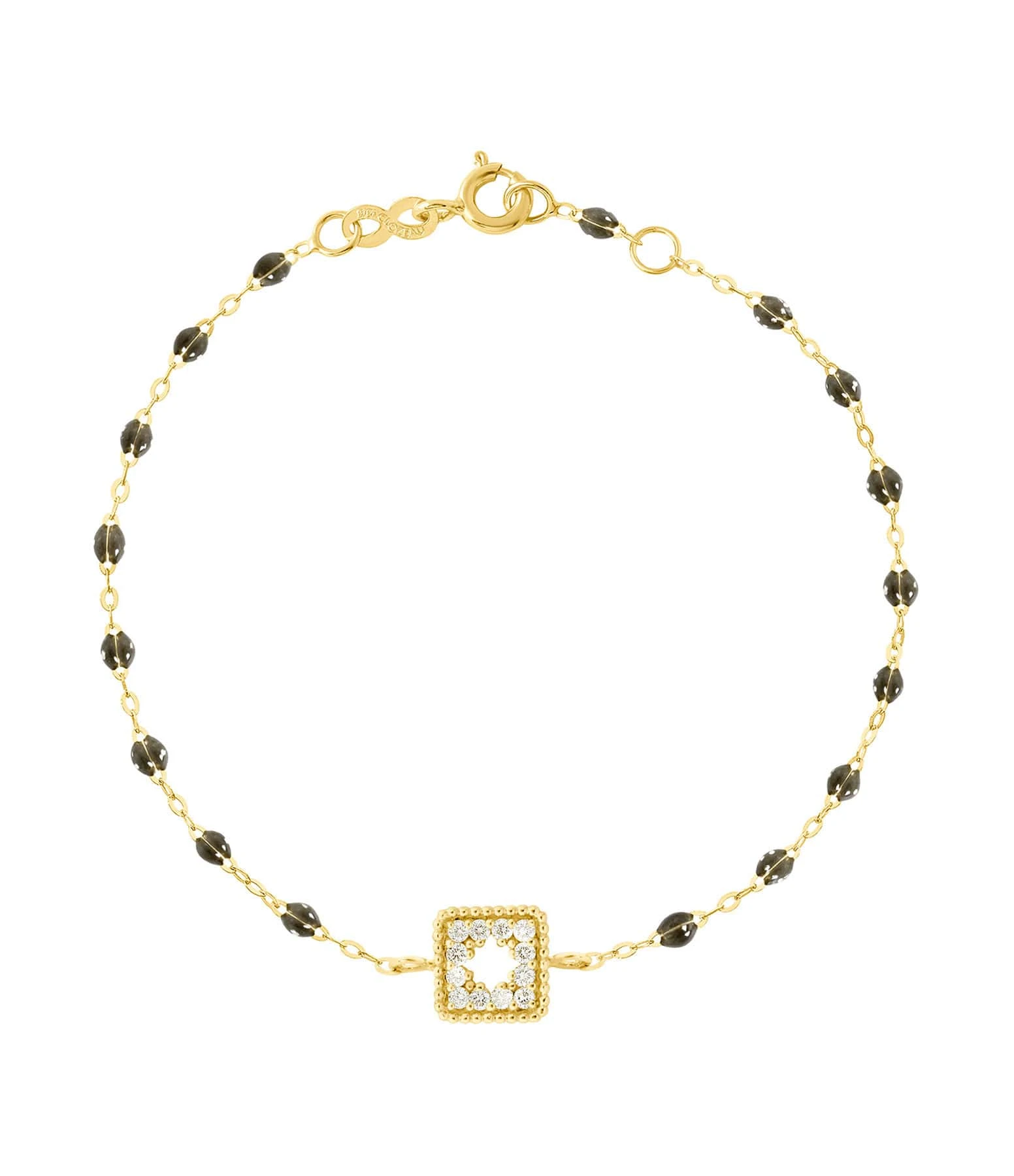 GIGI CLOZEAU Bracelet Résine Pirate Trésor Diamants Or Jaune 2 GIGI CLOZEAU Bracelet Résine Pirate Trésor Diamants Or Jaune – Image 2