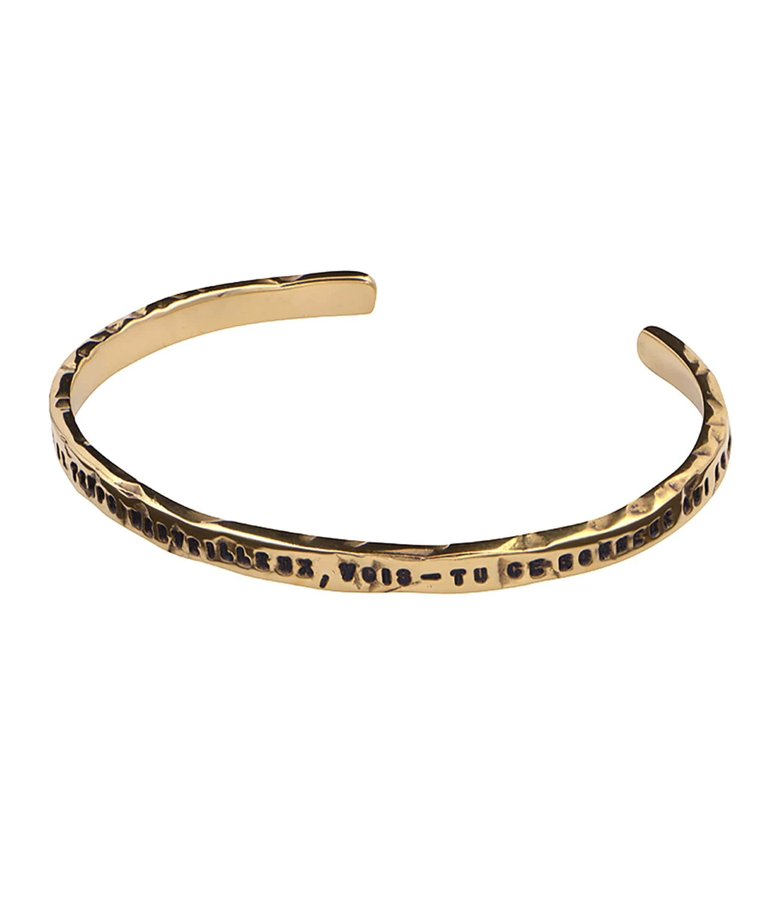 SERGE THORAVAL Jonc Bonheur Vermeil 2 SERGE THORAVAL Jonc Bonheur Vermeil – Image 2