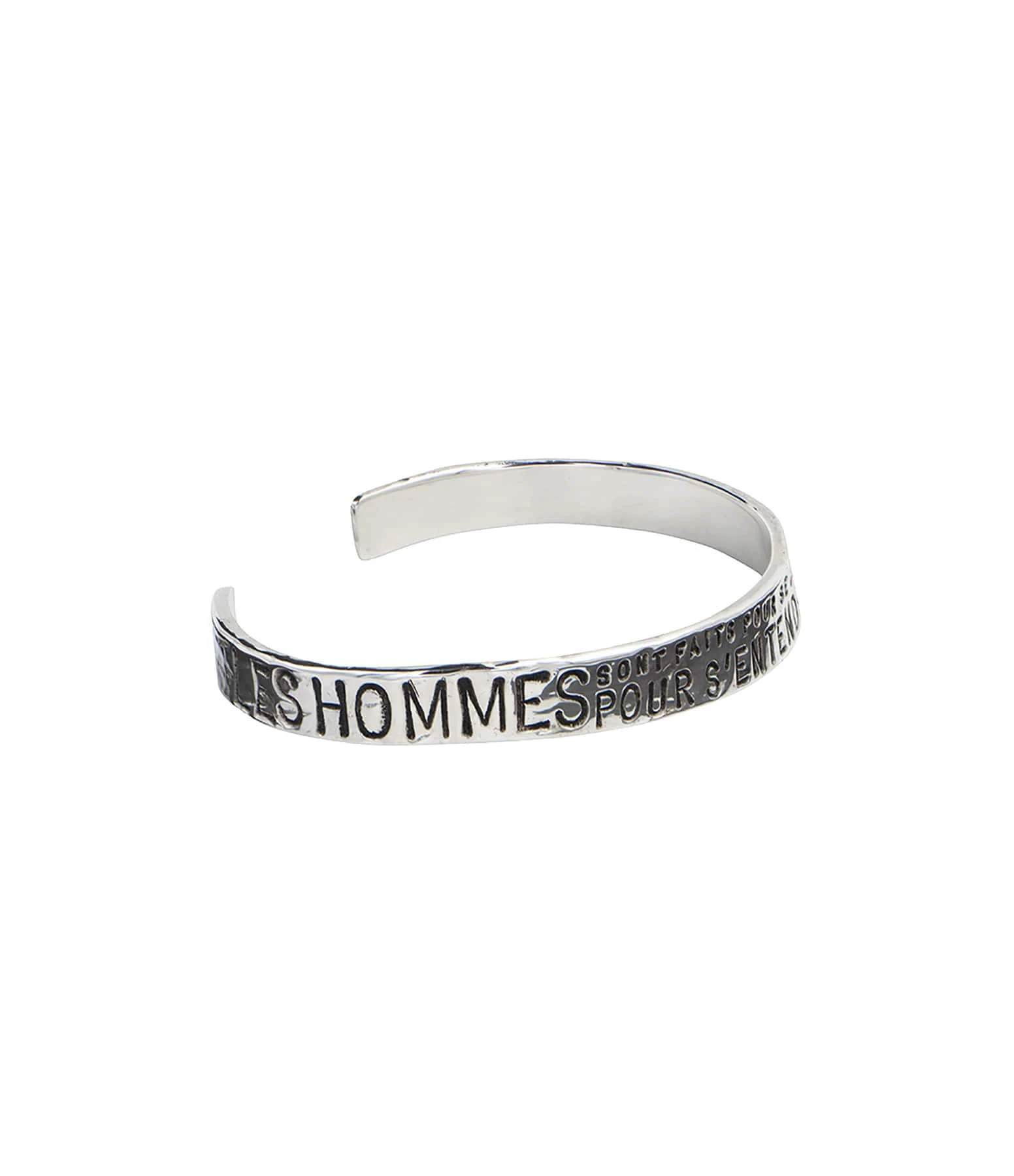 SERGE THORAVAL Jonc Les Hommes Argent 1 SERGE THORAVAL Jonc Les Hommes Argent