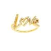 NAVA JOAILLERIE Bague Love Total Diamants Or Jaune
