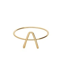 ATELIER PAULIN Bague Capitale Initiale Or Jaune