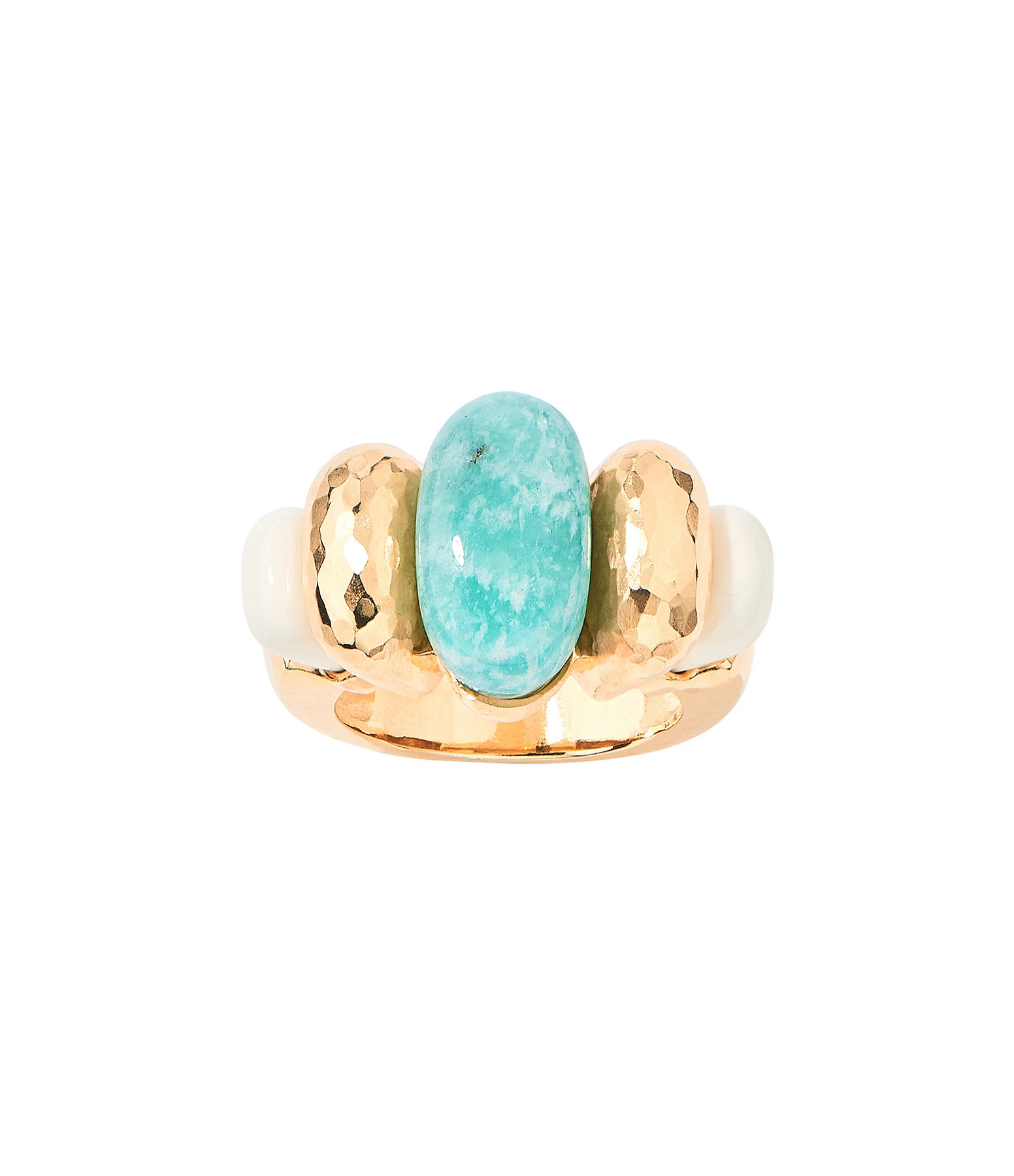 Aurélie Bidermann Bague Etania Amazonite Ivoire 1 Aurélie Bidermann Bague Etania Amazonite Ivoire