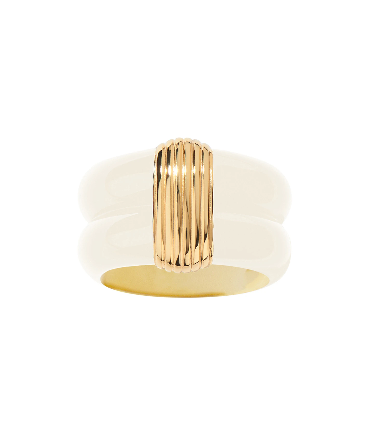 Aurélie Bidermann Bague Katt MM Ivoire 1 Aurélie Bidermann Bague Katt MM Ivoire