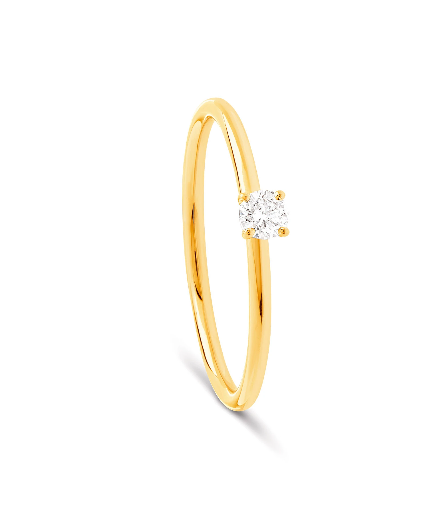 NAVA JOAILLERIE Bague Solitaire Chou Diamant Blanc Or Jaune 1 NAVA JOAILLERIE Bague Solitaire Chou Diamant Blanc Or Jaune