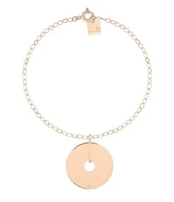 Ginette NY Bracelet Donut Chaîne Or Rose