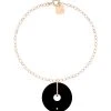 Ginette NY Bracelet Donut Onyx Or Rose