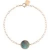 Ginette NY Bracelet Ever Disc Nacre Noire Or Rose