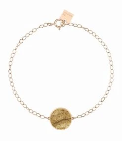 Ginette NY Bracelet Ever Disc Or Rose Jaspe