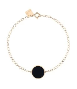 Ginette NY Bracelet Ever Disc Or Rose Onyx