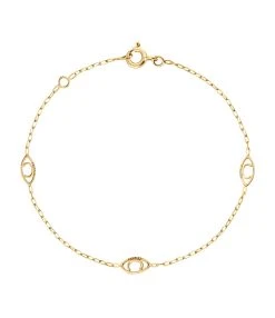 CHARLET Bracelet Iris Forçat Or Jaune