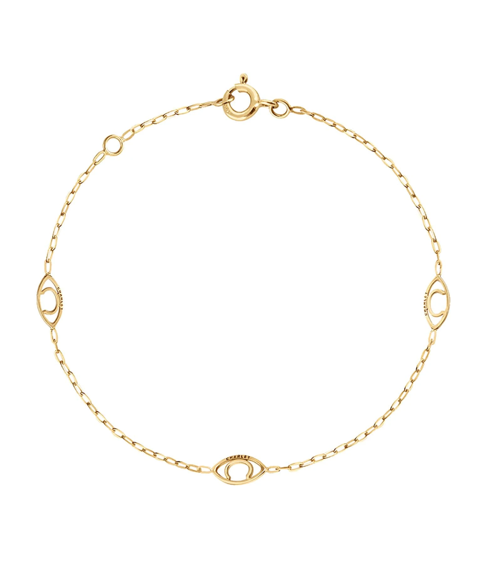 CHARLET Bracelet Iris Forçat Or Jaune 1 CHARLET Bracelet Iris Forçat Or Jaune