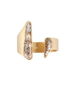 LSONGE Bague Eclat Kate Argent Doré