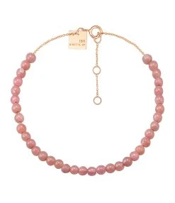 Ginette NY Bracelet Maria Mini Rhodocrosite Or Rose