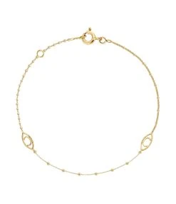 CHARLET Bracelet Massilia Trilogie Or Jaune