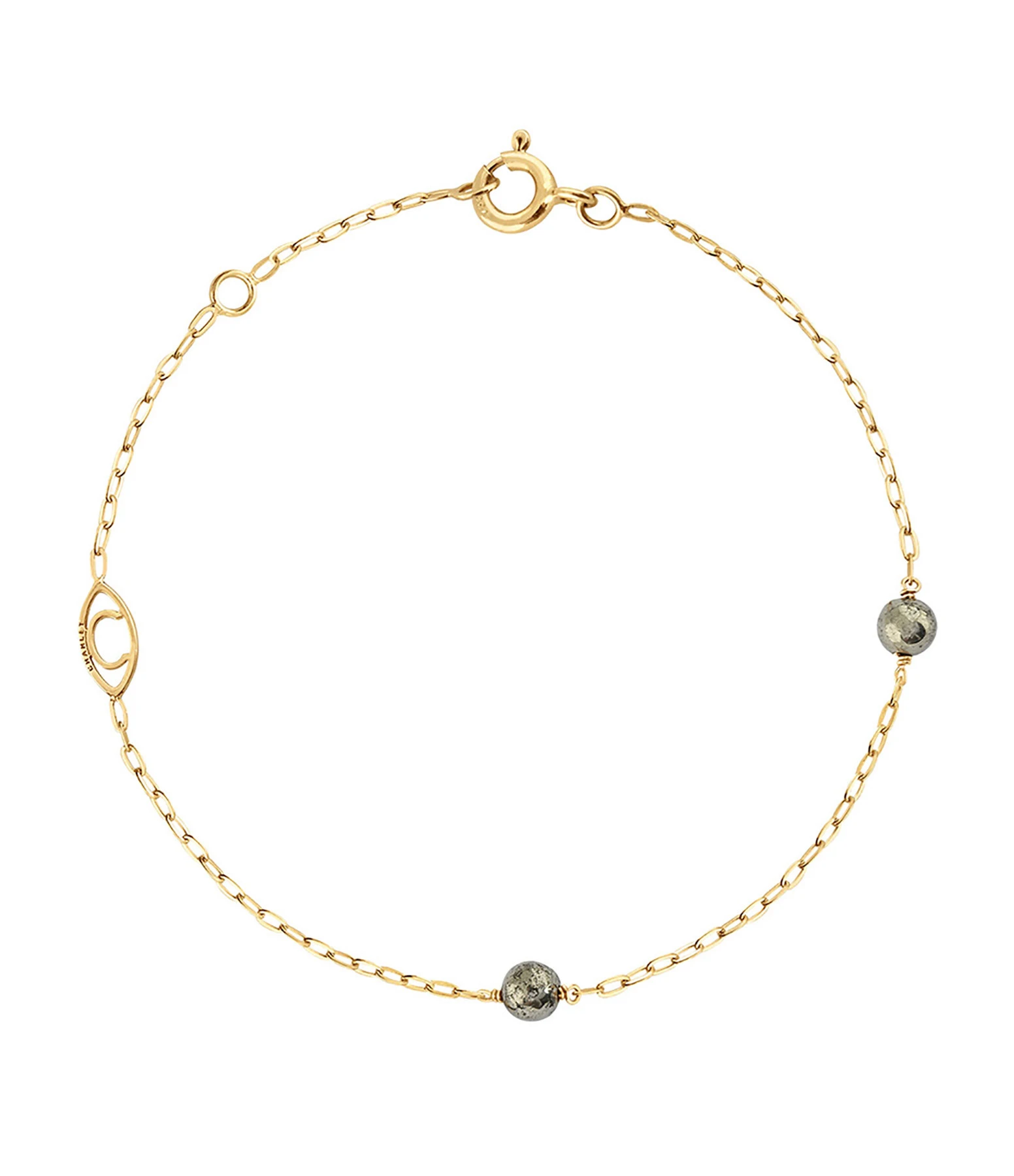CHARLET Bracelet Massilia Pyrite Or Jaune 1 CHARLET Bracelet Massilia Pyrite Or Jaune
