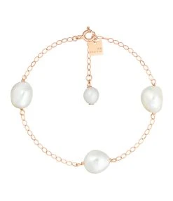Ginette NY Bracelet Multi Chaîne Perles Nacre, Collection Fête Des Mères