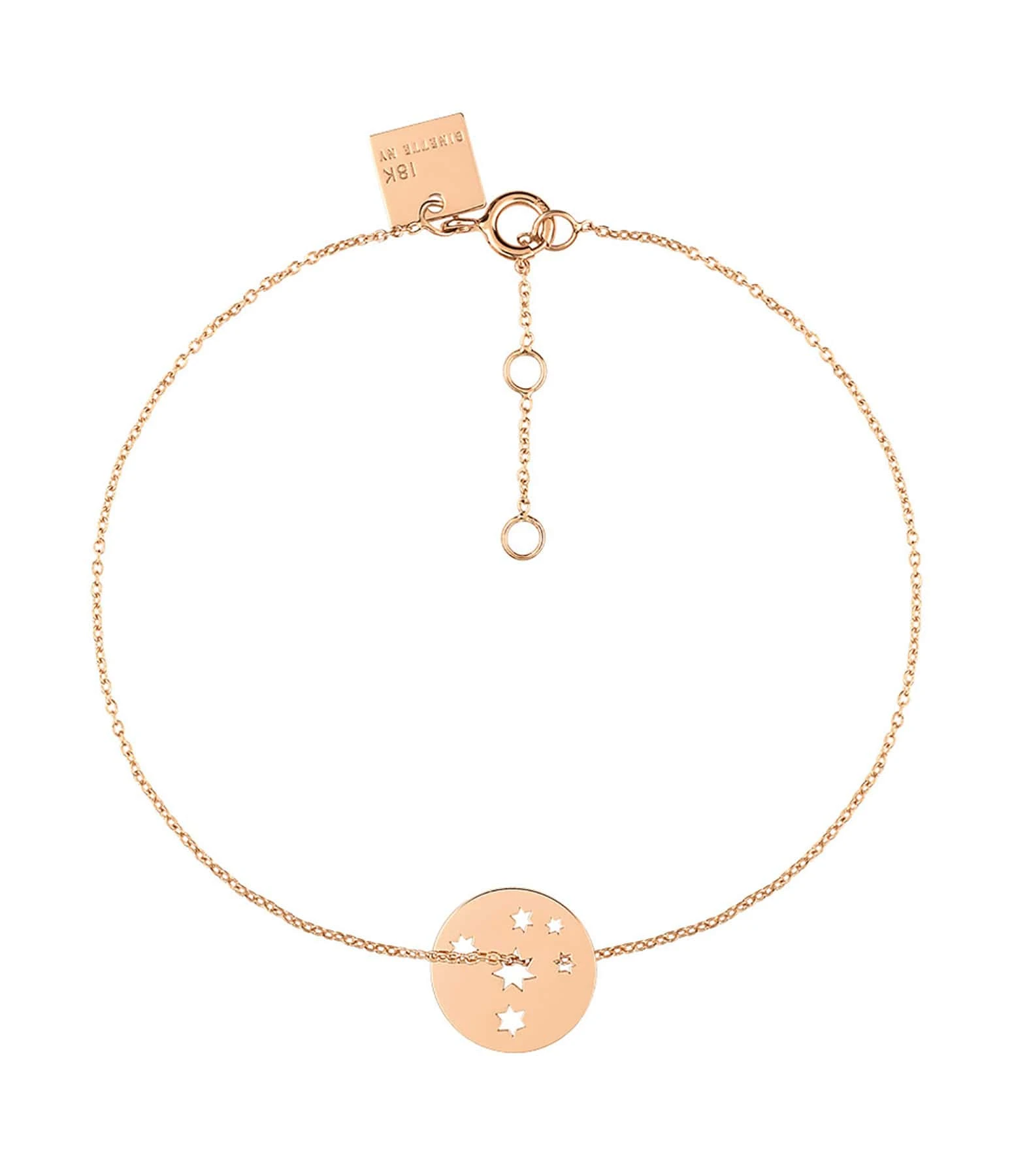 Ginette NY Bracelet Milky Way Disc Or Rose 1 Ginette NY Bracelet Milky Way Disc Or Rose