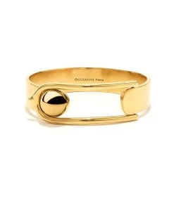 GOOSSENS PARIS Manchette Boucle GM Doré