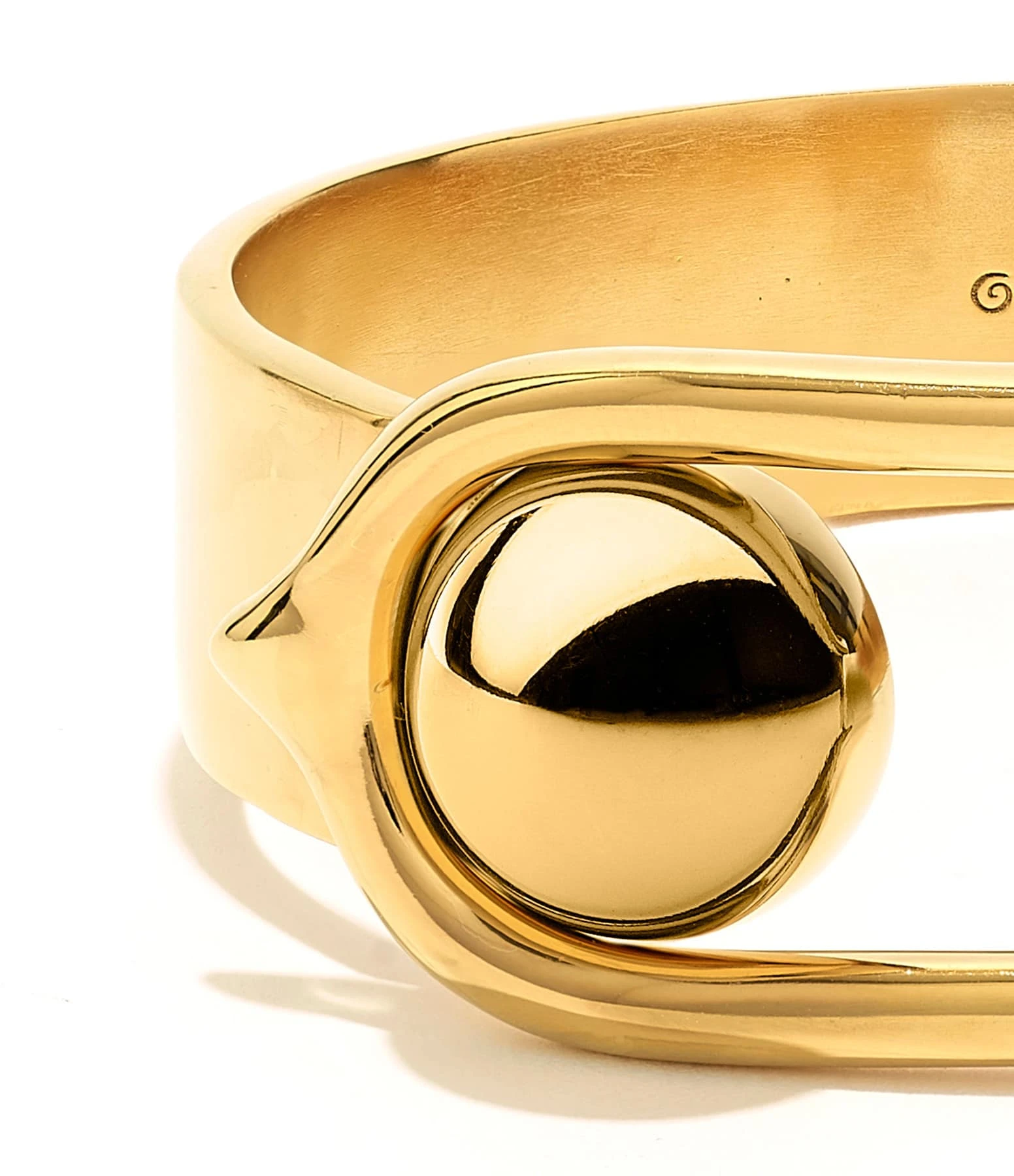 GOOSSENS PARIS Manchette Boucle GM Doré 2 GOOSSENS PARIS Manchette Boucle GM Doré – Image 2