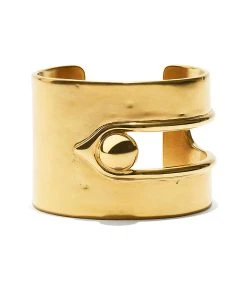 GOOSSENS PARIS Manchette Boucle Doré