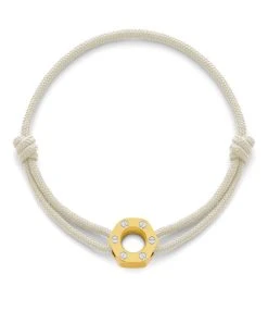 OMEN PARIS Bracelet Maria Acier Jaune