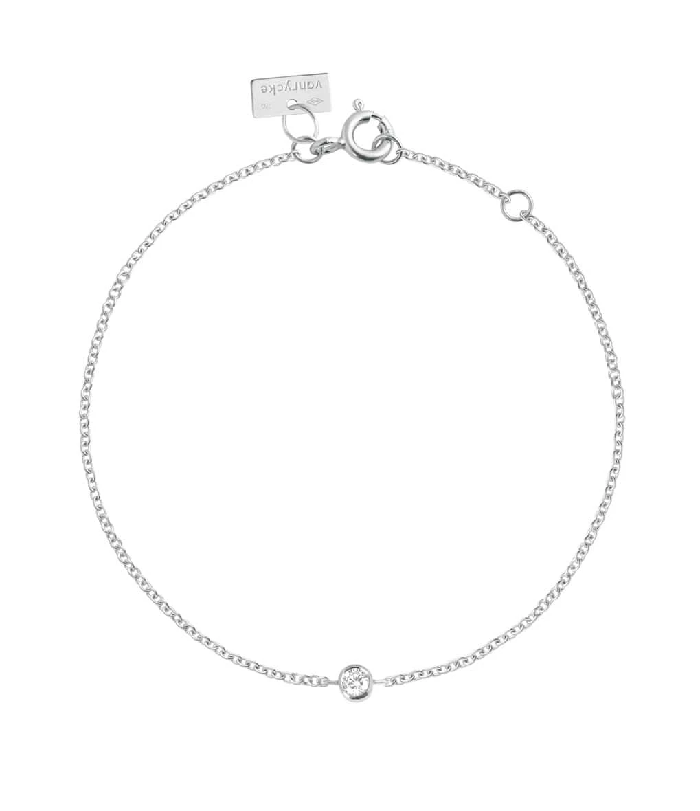 VANRYCKE Bracelet One Diamant Or Blanc 1 VANRYCKE Bracelet One Diamant Or Blanc