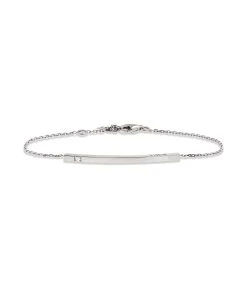 NAVA JOAILLERIE Bracelet Hash One Diamant Or Blanc