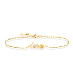 Shaker Jewels Magasin 34 NAVA JOAILLERIE Bracelet Love O Diamants Or Jaune