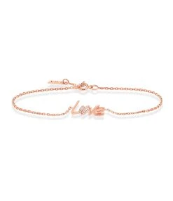 Shaker Jewels Magasin 16 NAVA JOAILLERIE Bracelet Love O Diamants Or Rose
