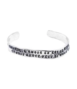 SERGE THORAVAL Jonc Rêve Bis Argent